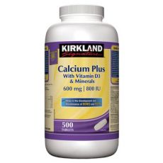 Kirkland Signature Calcium Plus Minerals Tablets