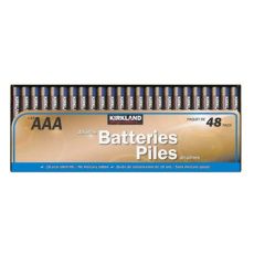 Kirkland Signature 1.5 Volts AAA Alkaline Batteries