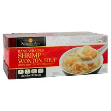 Authentic Asia Frozen Hand-Wrapped Shrimp Wonton Soup
