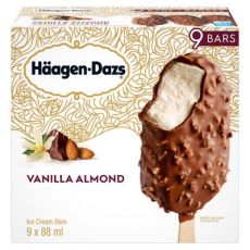 Haagen-Dazs Almond Vanilla Ice Cream Bars