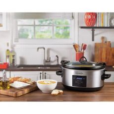 Crock-Pot 6.6 Liter Cook & Carry Slow Cooker With Countdown Timer