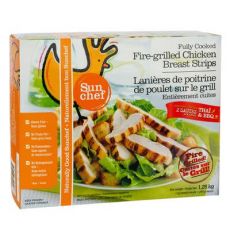 Sunchef Fully Cooked Fire-Grilled Chicken Breast Strips