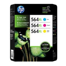 HP 564XL Cyan, Magenta & Yellow Ink Cartridges Combo Pack
