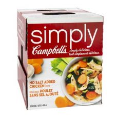 Campbell's Simply No Salt Chicken Broth