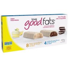 Love Good Fats Keto-Friendly Protein Bar Variety Pack