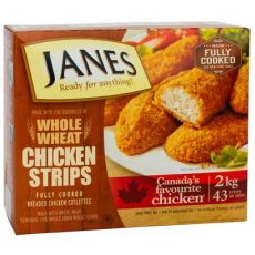 Janes Frozen Whole Wheat Chicken Strips