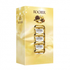 Ferrero Rocher Fine Hazelnut Chocolate, 12 × 37.5 g
