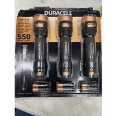 Durcell LED Flashlights 3pk
