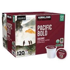 Kirkland Organic Pacific Bold Fair Trade 120 K-Cup Pods