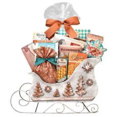 Decorative Sleigh Gift Basket